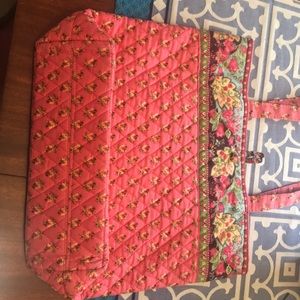 Vera Bradley Pink Pansy Tote